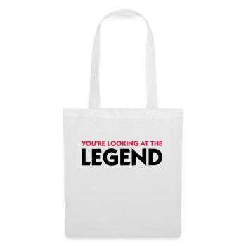 The legend is in front of you! - Tote Bag - white - Front