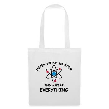 Never trust an atom - Sac en tissu - blanc - Devant