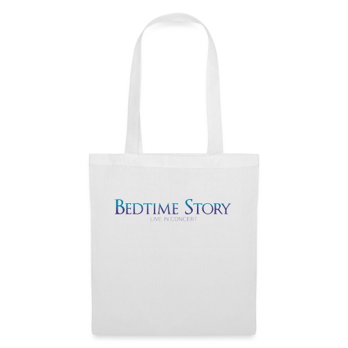 Bedtime_Story_White_Font - Stoffbeutel