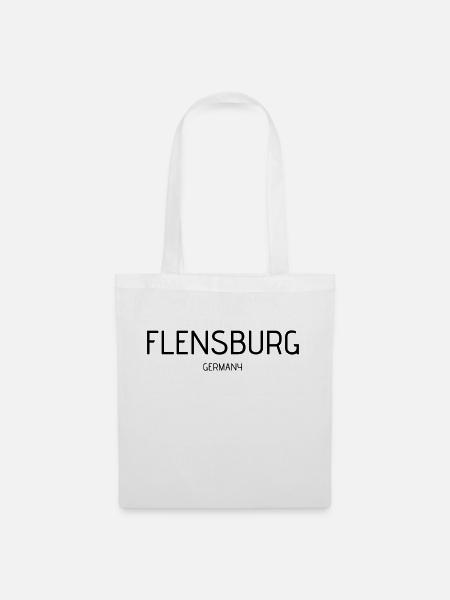 Flensburg - Stoffbeutel - Weiß