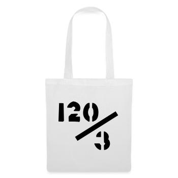 40 années - 120/3 - Sac en tissu - blanc - Devant