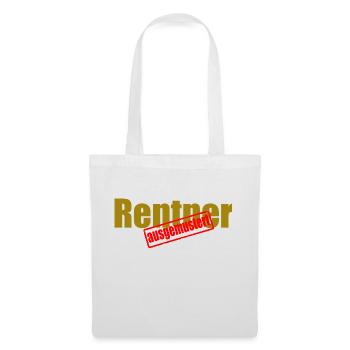 rentner - Stoffbeutel - Weiß - Vorne