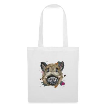 Head of wild illustration - Tote Bag - white - Front
