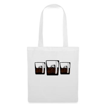 3 Drinks - Stoffbeutel - Weiß - Vorne