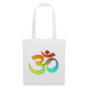 Lettres chinoises - Sac en tissu - blanc - Devant