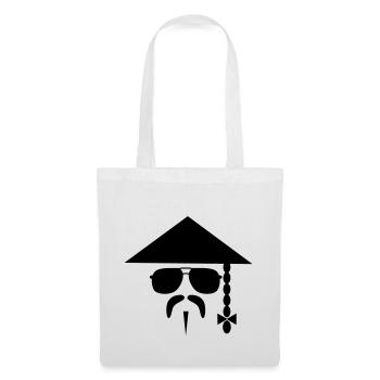 Chinese with Mustache - Stoffbeutel - Weiß - Vorne