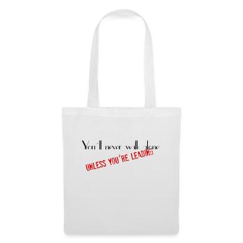 You never walk alone - Stoffbeutel - Weiß - Vorne