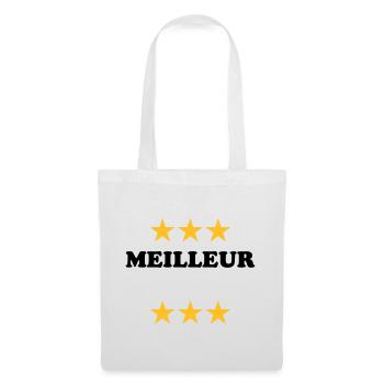 Meilleur (à personnaliser) - Sac en tissu - blanc - Devant