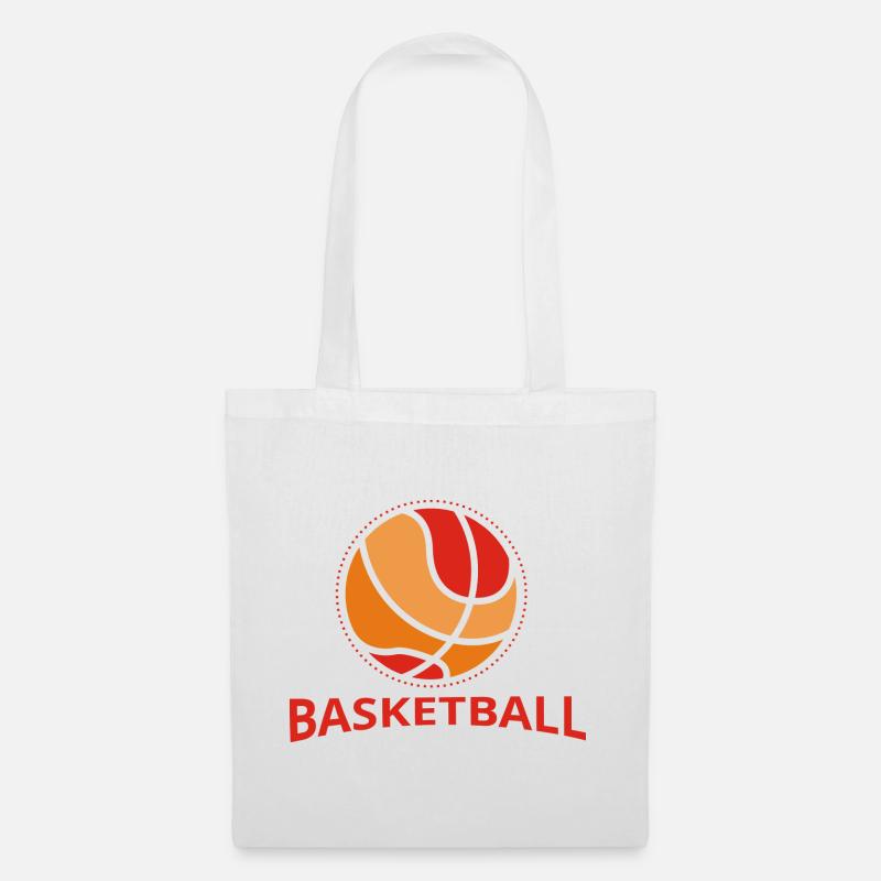 Basketball Retro Design - Stoffbeutel - Weiß