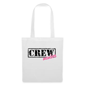 crew member (Farben frei wählbar) - Stoffbeutel - Weiß - Vorne