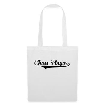 chess player retro college baseball styl - Tote Bag - white - Front