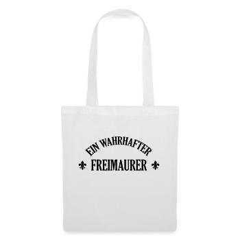 Freimaurer Freimaurerin Freimaurerei Freiheit - Stoffbeutel - Weiß - Vorne