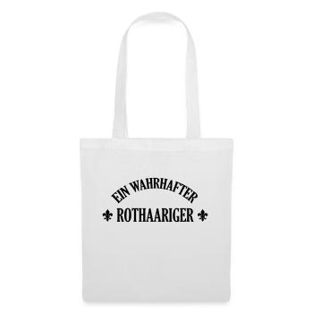 Rothaariger Rothaarige Rothaarig Rot Rotschopf - Stoffbeutel - Weiß - Vorne