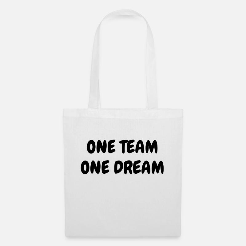One Team One Dream - Sport - Fun - Boss - Funny - Stoffbeutel - Weiß
