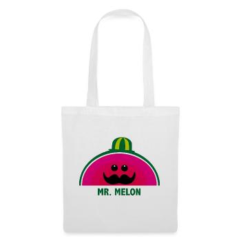 Mr. Melon - Sac en tissu - blanc - Devant