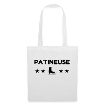 Ice Skating Skater Eislaufen Eisläufer Patinage - Tote Bag - white - Front
