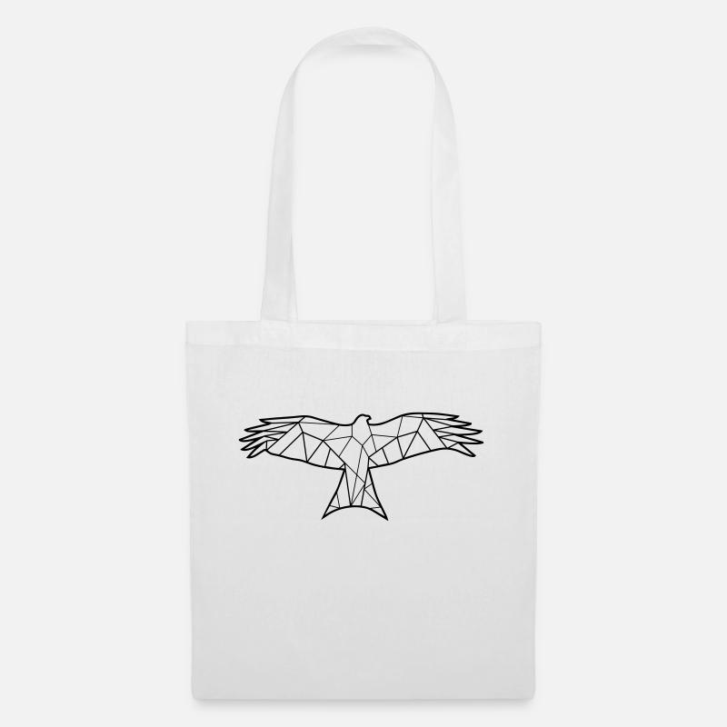 Oiseau poly - Sac en tissu - blanc