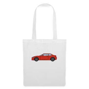 red car - Tote Bag - white - Front