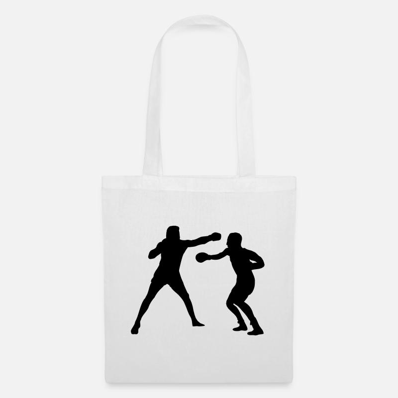 Entraînement de combat de boxe - Sac en tissu - blanc
