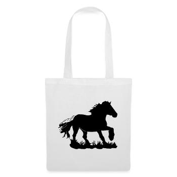 Sang froid, sang froid, draft horse - Sac en tissu - blanc - Devant