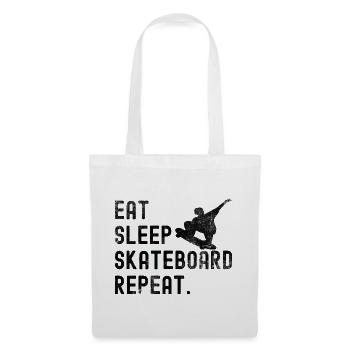 Funny Skateboard Skateboarding Funny Skater Gift - Stoffbeutel - Weiß - Vorne