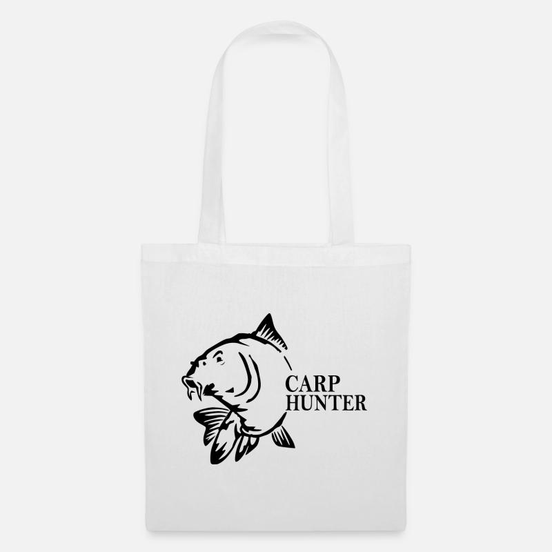 Carp Hunter - Stoffbeutel - Weiß