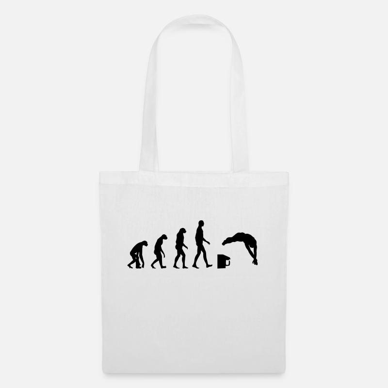 Evolution / Natation - Sac en tissu - blanc