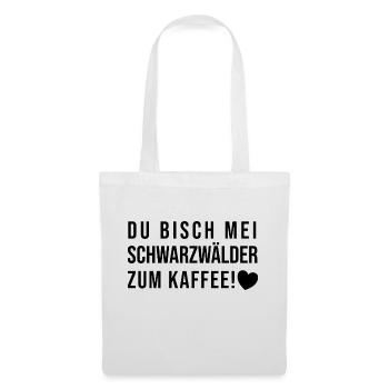 Forêt-Noire pour le café Forêt-Noire Forêt-Noire - Sac en tissu - blanc - Devant