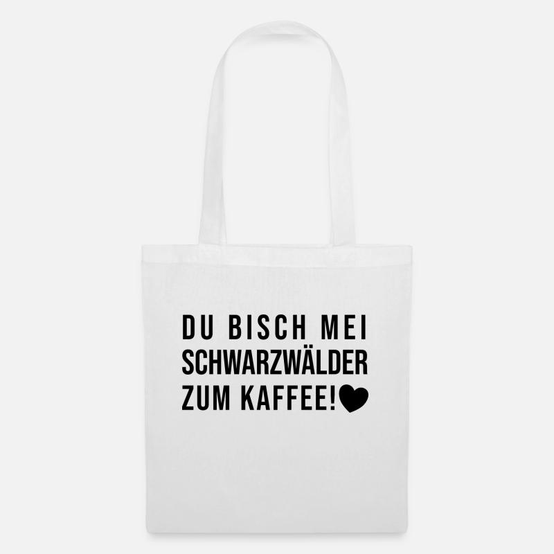 Forêt-Noire pour le café Forêt-Noire Forêt-Noire - Sac en tissu - blanc