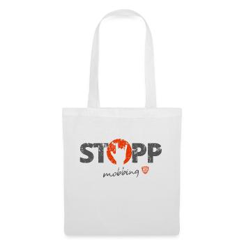 Stoppt Mobbing 4 - Stoffbeutel - Weiß - Vorne