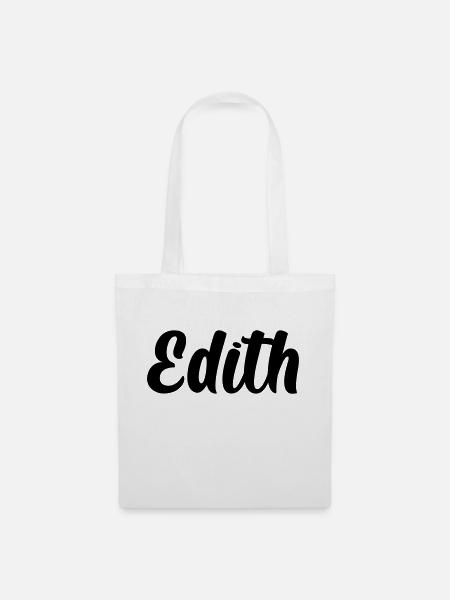Edith - Stoffbeutel - Weiß