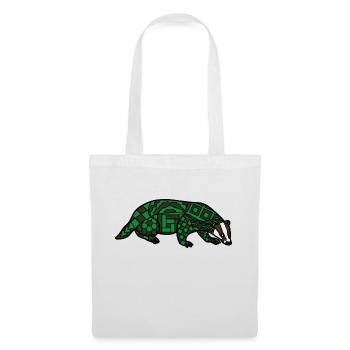 ZenDoodle "Badger" - Tote Bag - white - Front