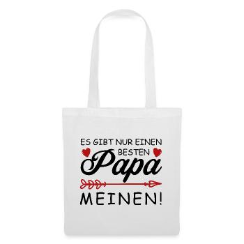 Es gibt nur einen besten Papa - Meinen! - Stoffbeutel - Weiß - Vorne