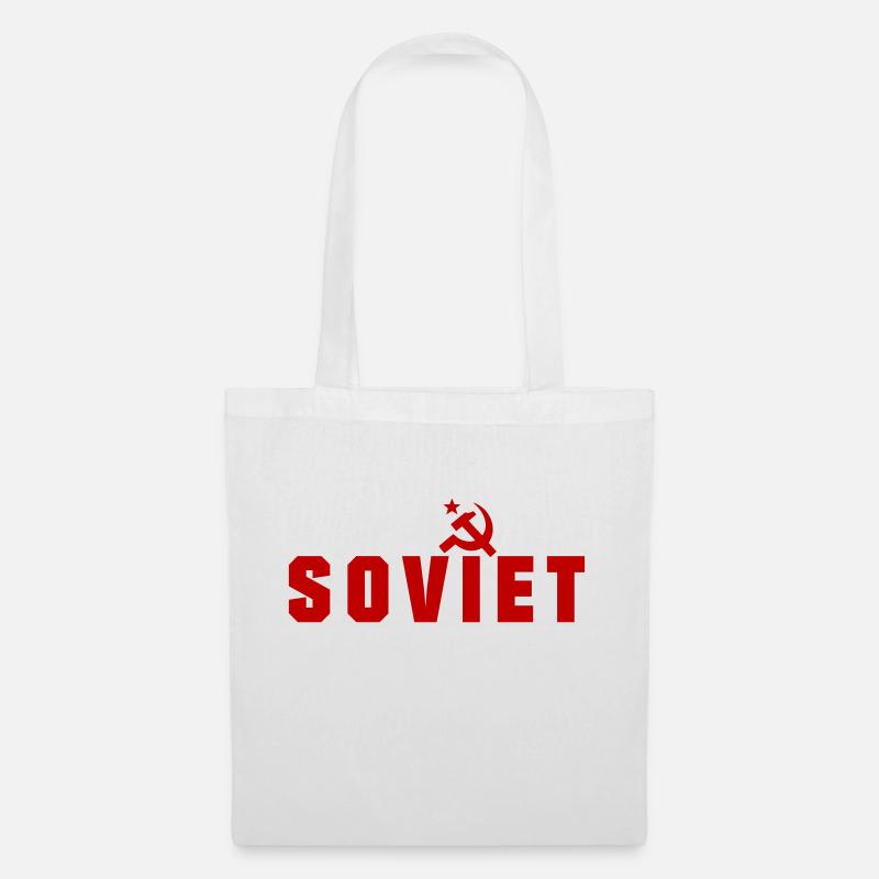Soviet - Russia - Tote Bag - white
