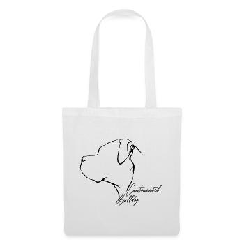 CONTINENTAL BULLDOG Profil Chiens Chien Wilsigns - Sac en tissu - blanc - Devant