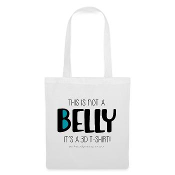 Ce n’est pas un ventre - Sac en tissu - blanc - Devant