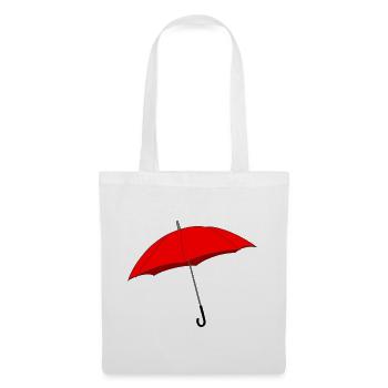 Red umbrella - Tote Bag - white - Front