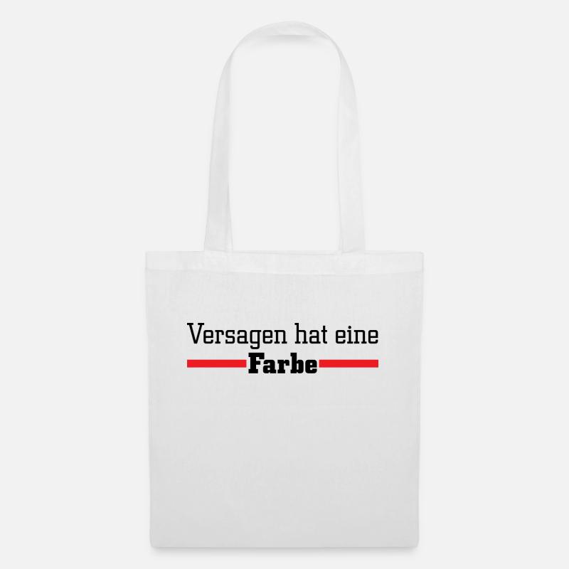 Versagen hat eine Farbe - Rot - Stoffbeutel - Weiß