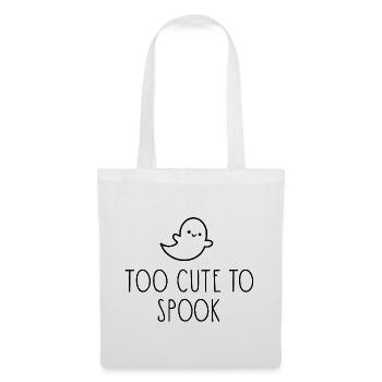 Trop mignon pour effrayer - Sac en tissu - blanc - Devant