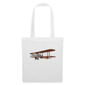 Biplane aircraft from 1915 - Tote Bag - white - Front