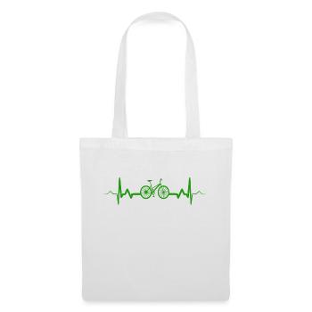 Cycling Cycling Heartbeat Cycling - Tote Bag - white - Front