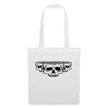 Crâne de la Coupe des Amis 3 - Sac en tissu - blanc - Devant