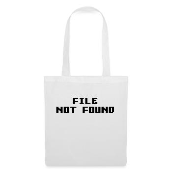 File Not Found - Tote Bag - white - Front
