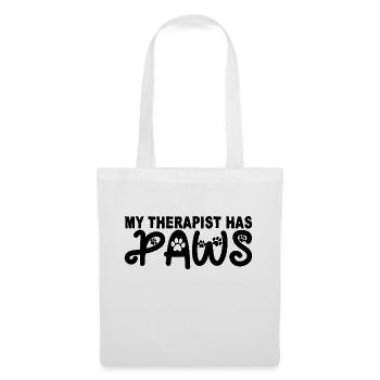 My Therapist Has Paws 2 - Tote Bag - white - Front