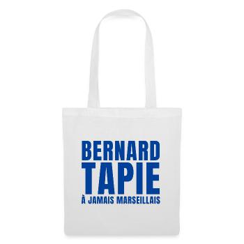 Marseille, Bernard Tapie, OM - Sac en tissu - blanc - Devant