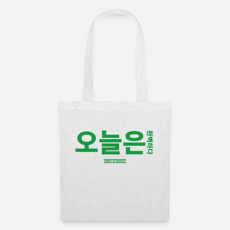 Korean - Tote Bag - white