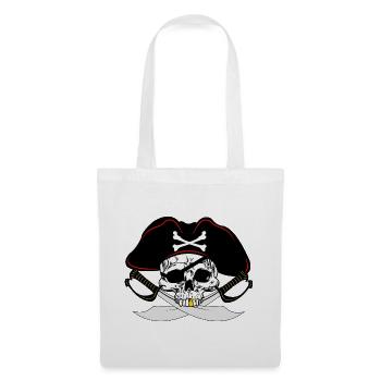 Pirate with golden tooth - Tote Bag - white - Front