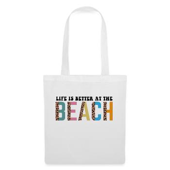 Beach - Stoffbeutel - Weiß - Vorne