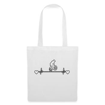 Bicycle Cyclists Cycling Cyclists - Tote Bag - white - Front