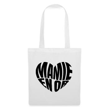 Mamie en or, cadeau pour les super grand-mères - Sac en tissu - blanc - Devant